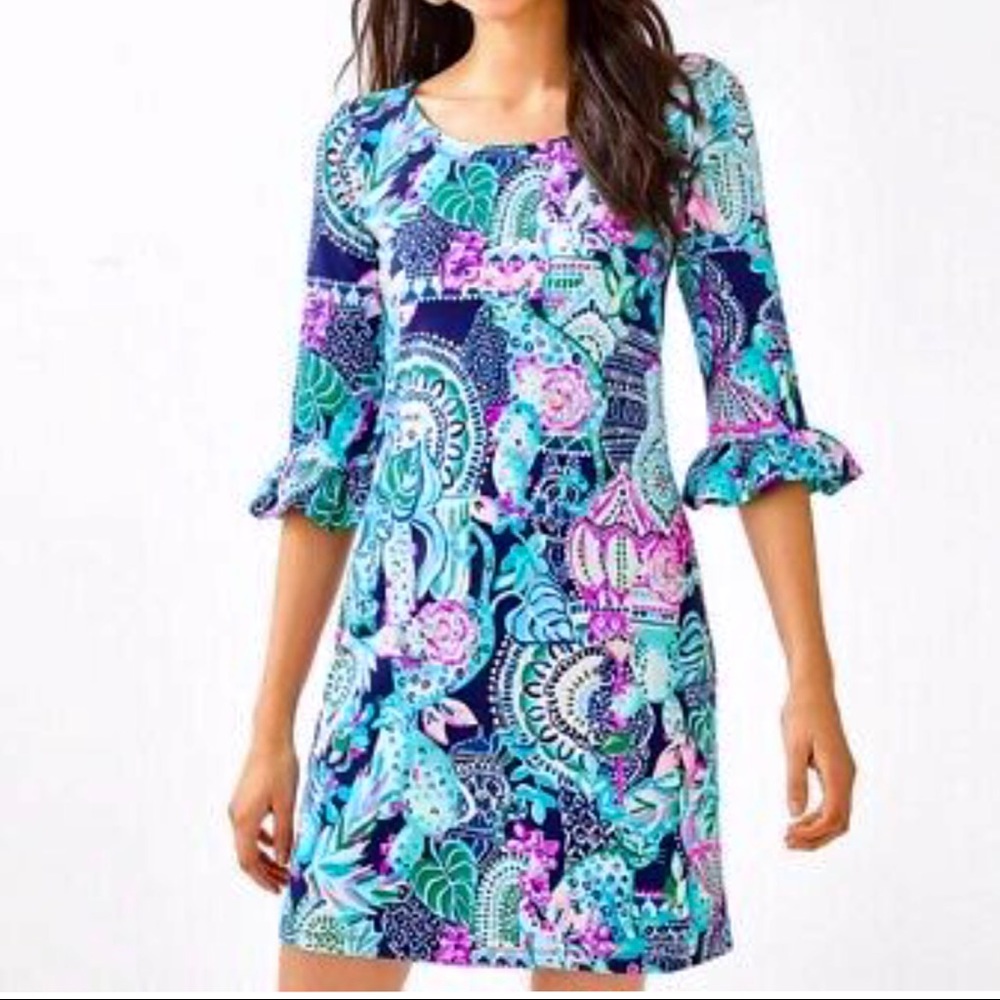 Lily Pulitzer Sophie Ruffle Dress Size XL